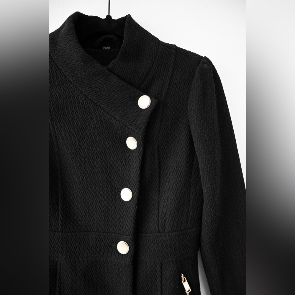 Guess Wool Coat Gold Hardware - Picture 3 of 8